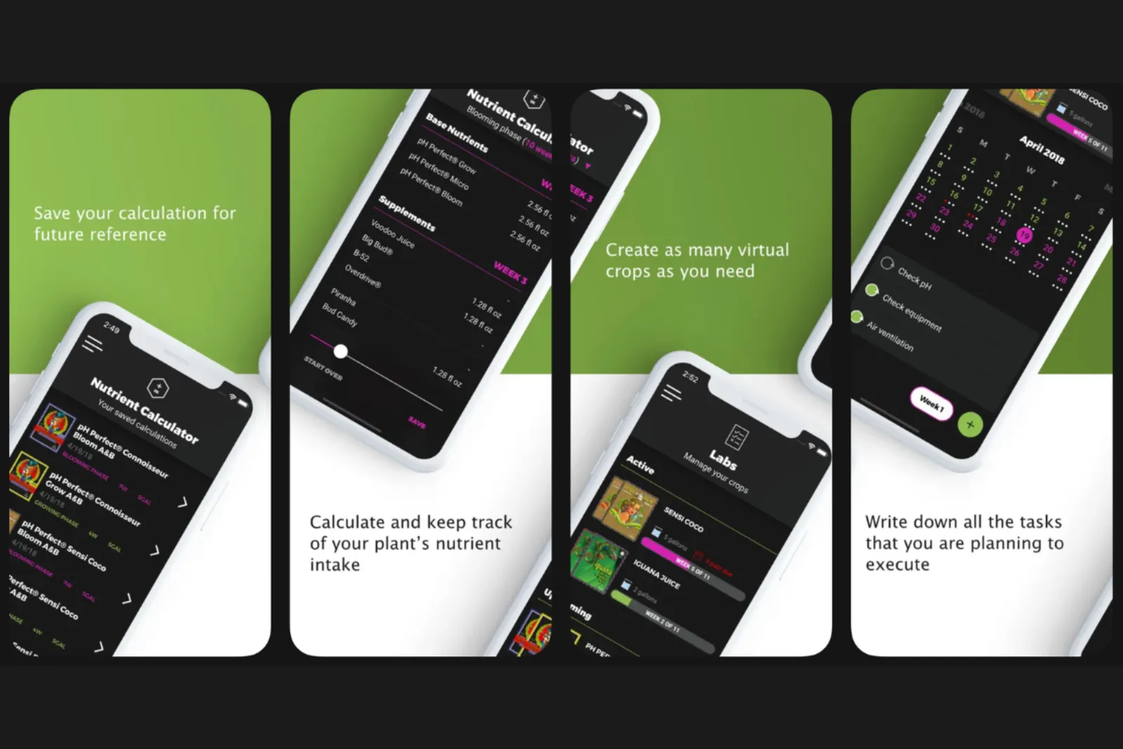 BudLabs app screens